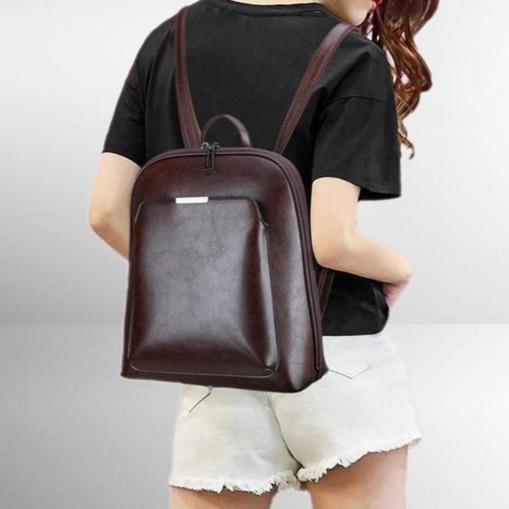 Maïlis | Sac à dos double zip classique au design épuré