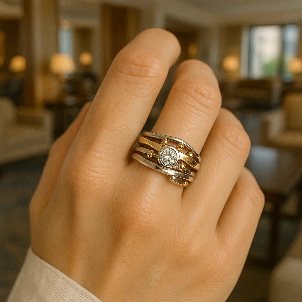Zoraïda | Bague Élégante en Argent