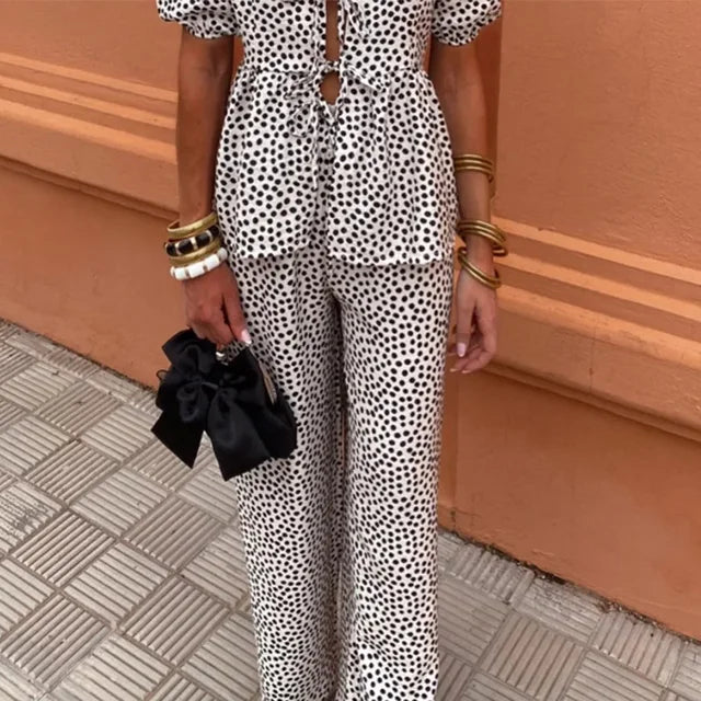 Blandine | Ensemble Casual Imprimé