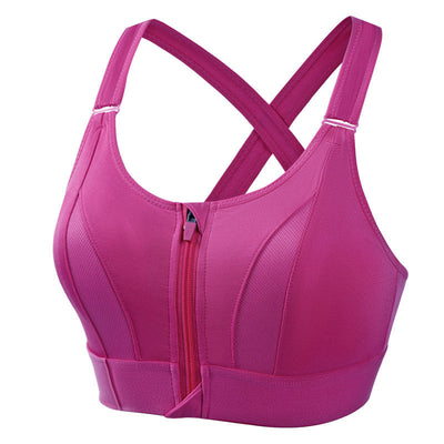 Apollonia | Soutien-gorge de sport à fermeture zippée