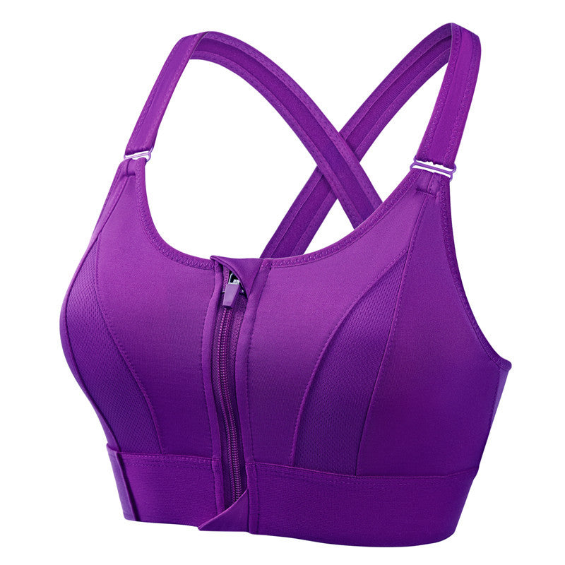 Apollonia | Soutien-gorge de sport à fermeture zippée