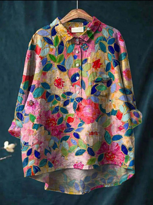Sidonie | Blouse Romantique à Imprimé Floral