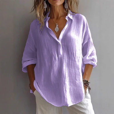 Hortensia | Blouse Élégante en Lin