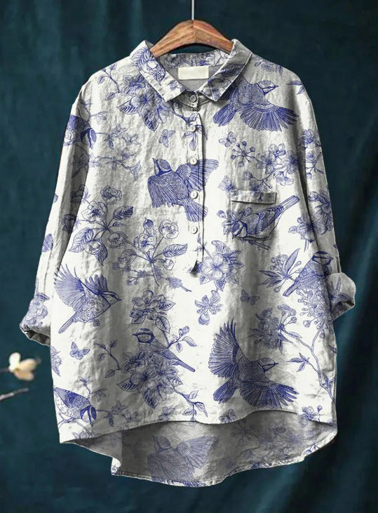 Sidonie | Blouse Romantique à Imprimé Floral