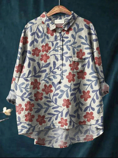 Sidonie | Blouse Romantique à Imprimé Floral