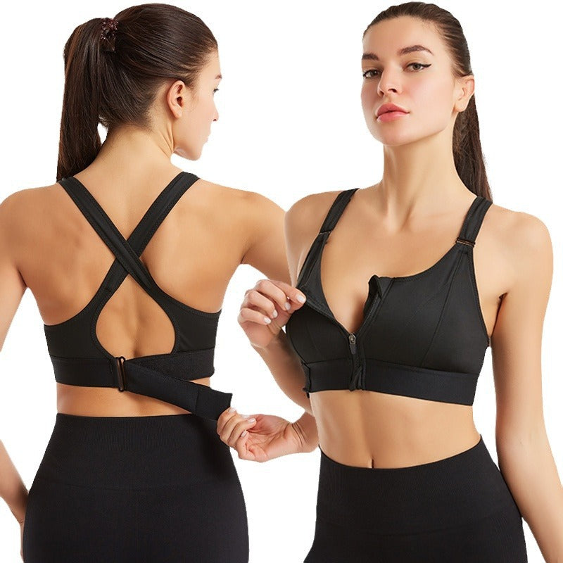 Apollonia | Soutien-gorge de sport à fermeture zippée