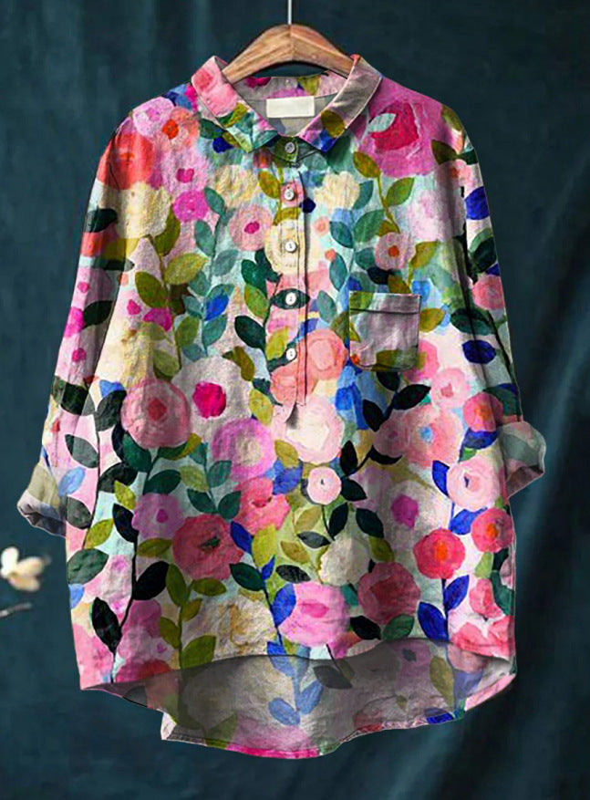 Sidonie | Blouse Romantique à Imprimé Floral