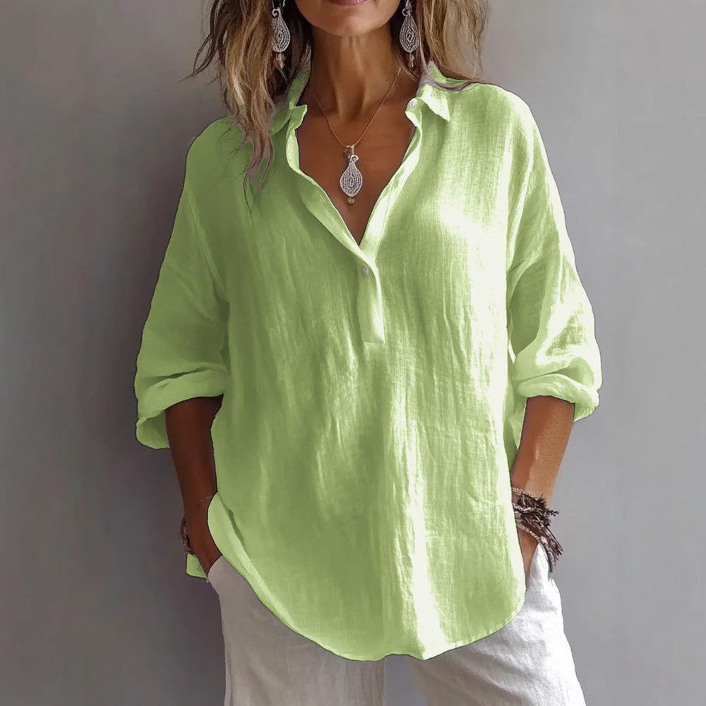 Hortensia | Blouse Élégante en Lin