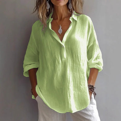 Hortensia | Blouse Élégante en Lin