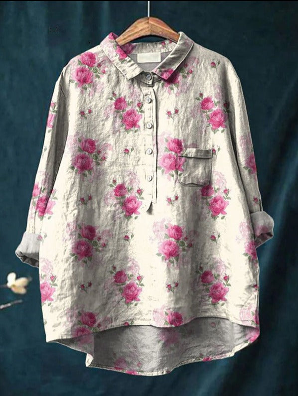 Sidonie | Blouse Romantique à Imprimé Floral