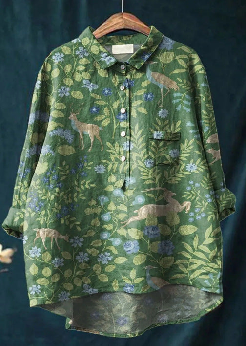 Sidonie | Blouse Romantique à Imprimé Floral