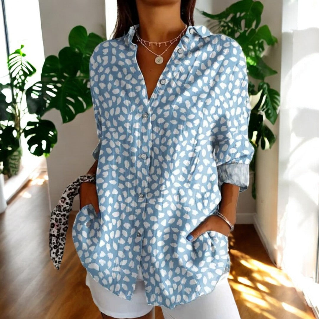 Joséphine | Blouse Vintage à Imprimé Fleuri