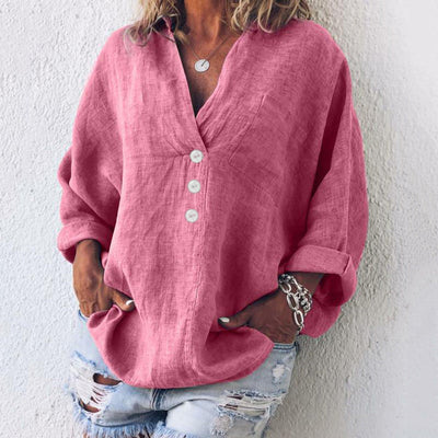 Philomène | Pull Élégant en Coton et Lin Naturel