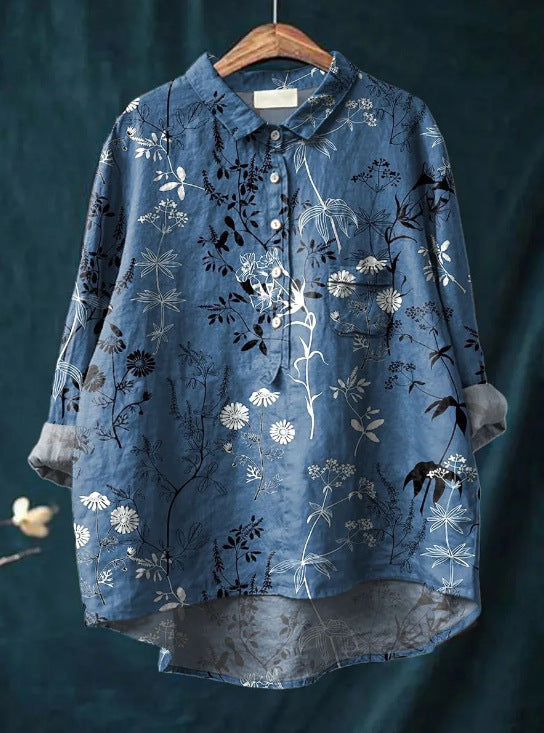 Sidonie | Blouse Romantique à Imprimé Floral