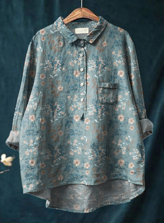 Sidonie | Blouse Romantique à Imprimé Floral