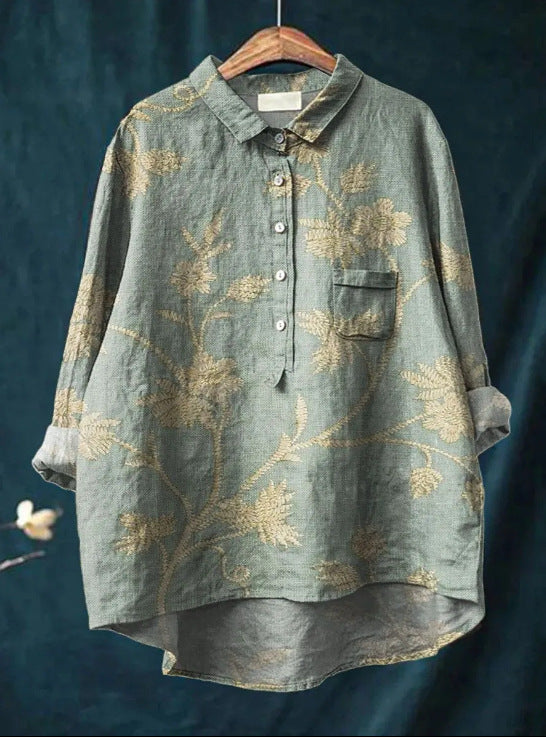 Sidonie | Blouse Romantique à Imprimé Floral