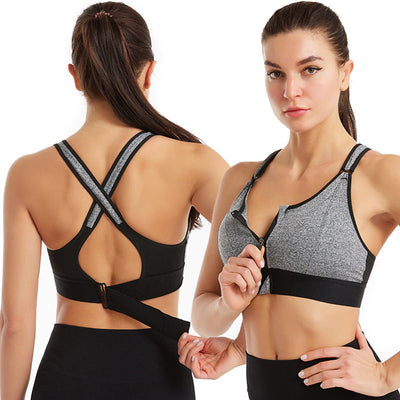 Apollonia | Soutien-gorge de sport à fermeture zippée