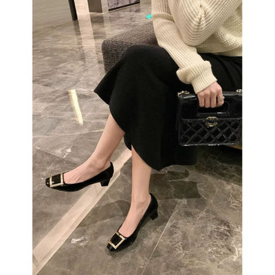 Cyndie | Sandales sophistiquées à talon moyen et pointe carrée pour un look élégant