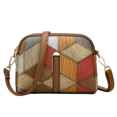 Angélique | Sac bandoulière mini en patchwork