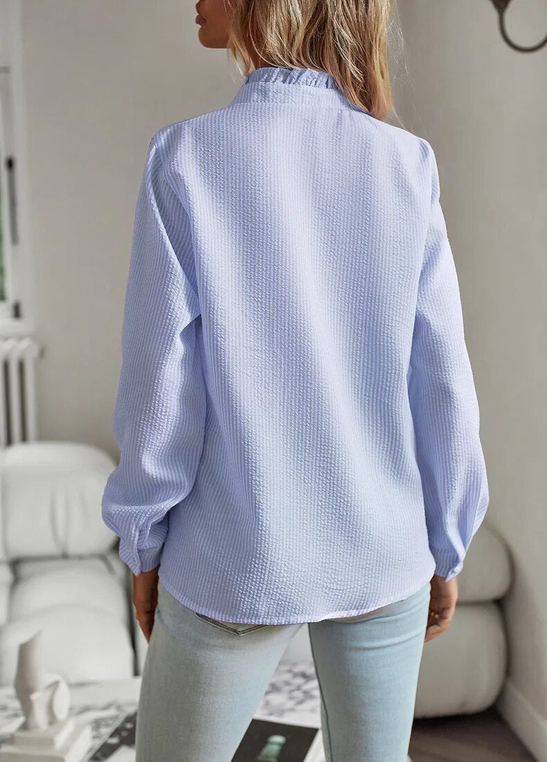 Coralie | Chemise Confortable à Manches Longues