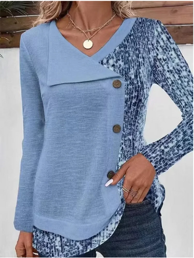 Pétronille | Blouse Élégante à Manches Longues