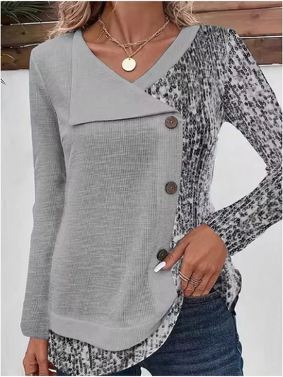 Pétronille | Blouse Élégante à Manches Longues