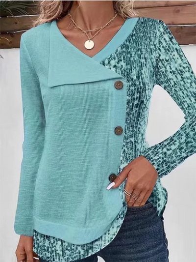Pétronille | Blouse Élégante à Manches Longues