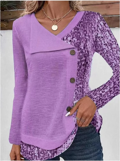 Pétronille | Blouse Élégante à Manches Longues