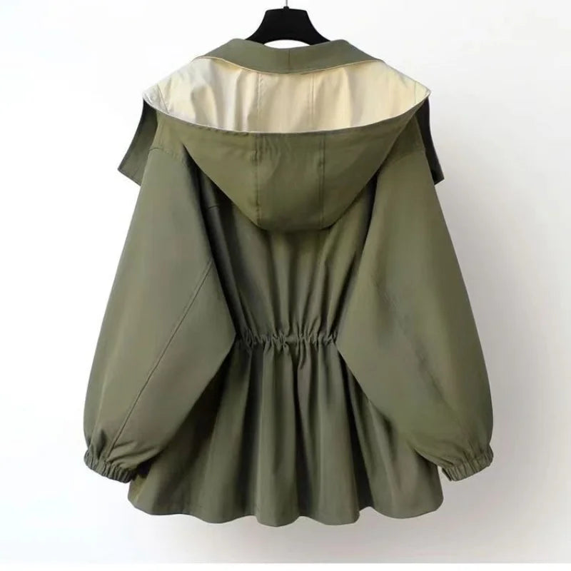 Léovadia | Manteau Coupe-Vent Tendance à Capuche