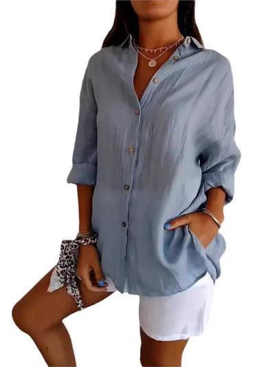 Philippine | Blouse Douce en Coton Léger et Respirant