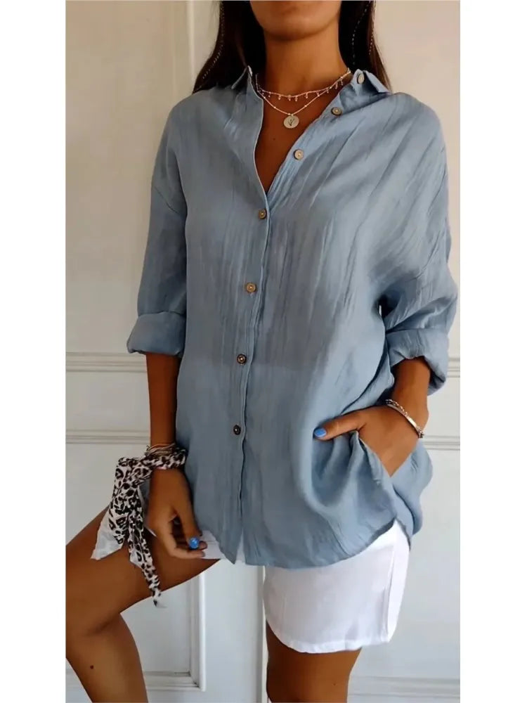 Philippine | Blouse Douce en Coton Léger et Respirant