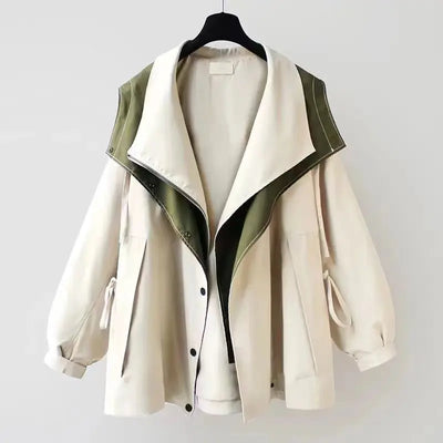 Léovadia | Manteau Coupe-Vent Tendance à Capuche