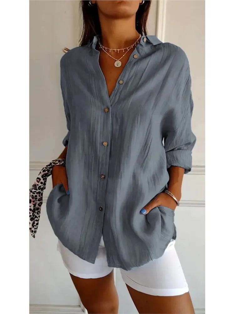 Philippine | Blouse Douce en Coton Léger et Respirant