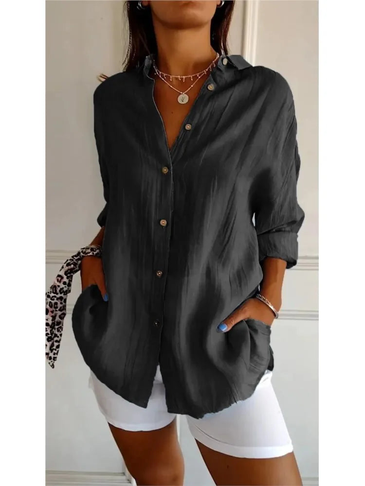 Philippine | Blouse Douce en Coton Léger et Respirant