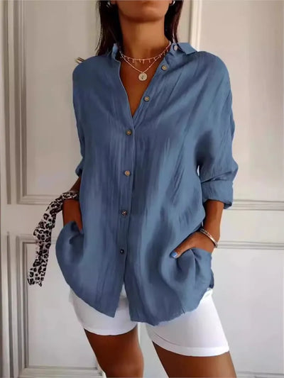 Philippine | Blouse Douce en Coton Léger et Respirant