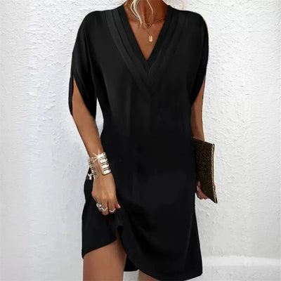 Thalie | Robe Décontractée à Manches Chauve-Souris