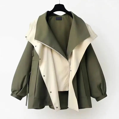 Léovadia | Manteau Coupe-Vent Tendance à Capuche