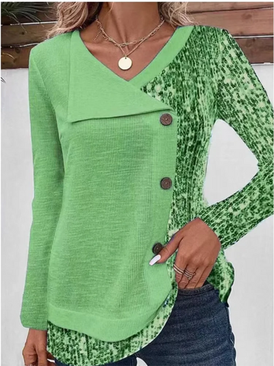 Pétronille | Blouse Élégante à Manches Longues