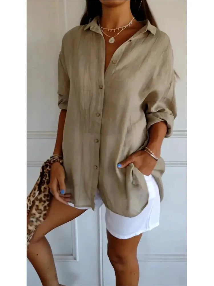 Philippine | Blouse Douce en Coton Léger et Respirant