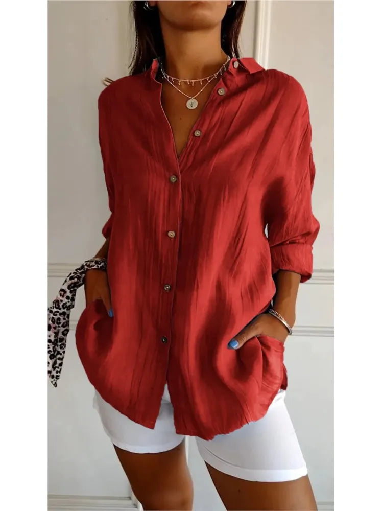 Philippine | Blouse Douce en Coton Léger et Respirant