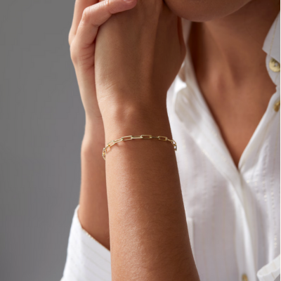 Coralise | Bracelet Paperclip Élégant