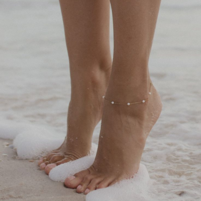 Faustina | Bracelet de Cheville en Perles
