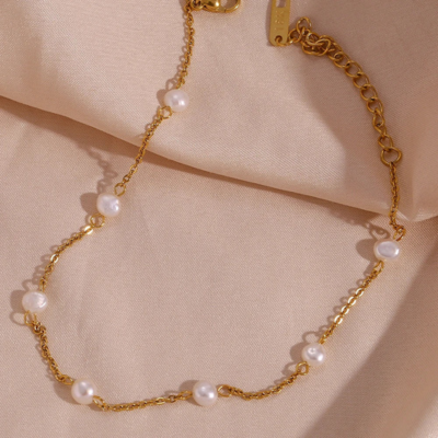 Faustina | Bracelet de Cheville en Perles