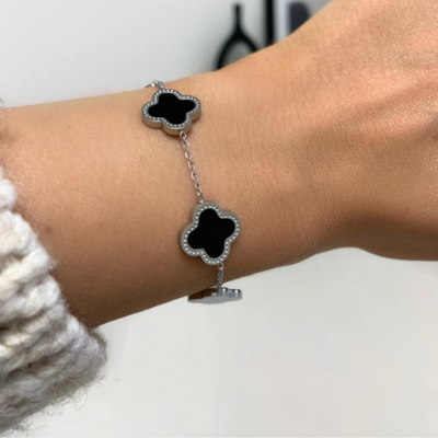 Ameline | Bracelet Floral Plaqué Or
