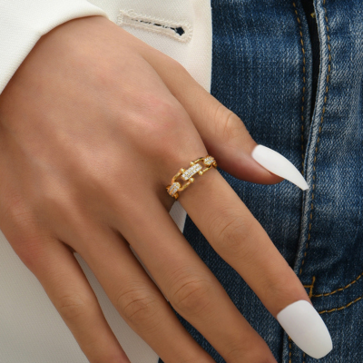 Nadeline | Bague Ajustable Élégante
