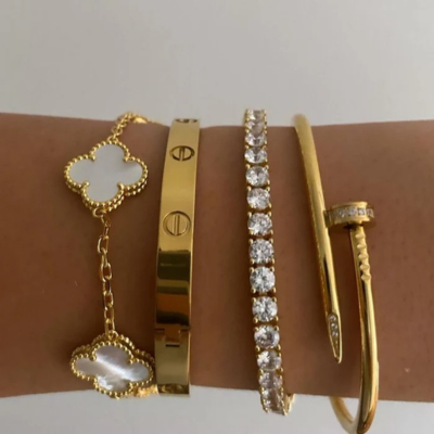 Aliyah | Trio de Bracelets Élégants
