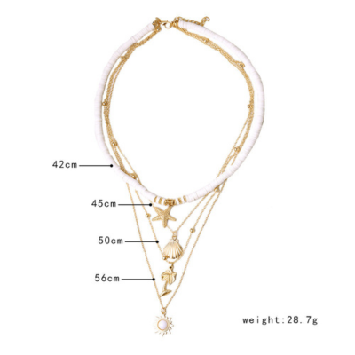 Yvelise | Collier Coquillages au Charme Rétro