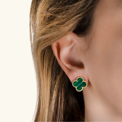 Aglaé | Boucles d’Oreilles Élégantes Trèfle