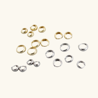 Élida | Mini Boucles d'Oreilles Dorées