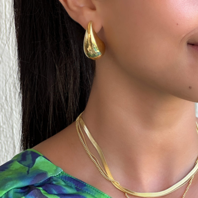 Cléophée | Boucles d’Oreilles Goutte d’Eau